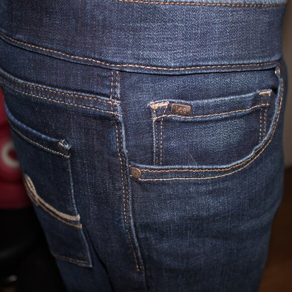 Lee Denim Legging NWOT Midrise 'Dream' Jegging Skinny Pull-On Jeans 14 - Picture 2 of 9